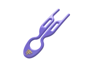 NO 1 HAIRPIN | Very Peri   - 3X HAIRPINS/BOX / Шпильки No1 Hairpin Лавандового цвета (набор из 3 шпилек)