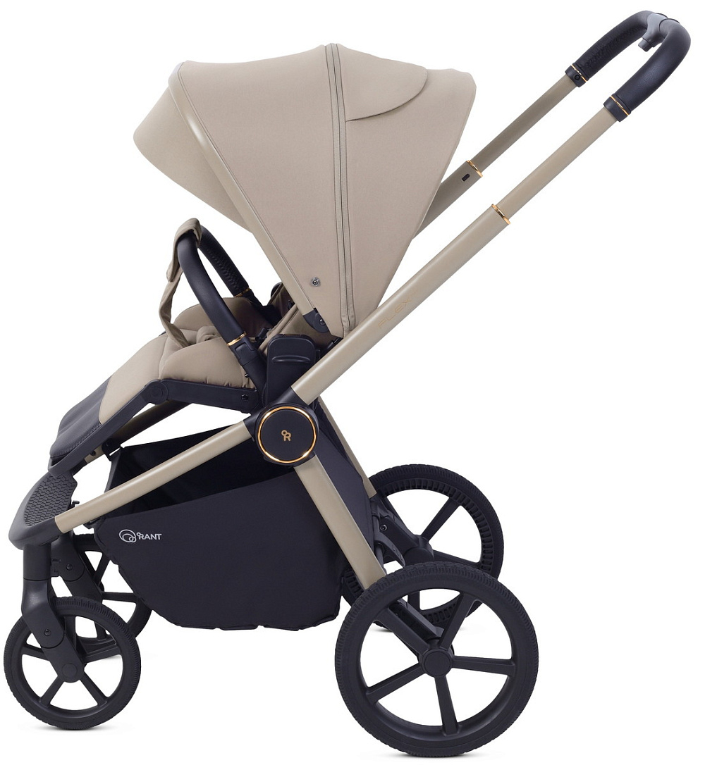 Детская коляска Rant Flex Therm Soft 3 в 1 с автокреслом Miro Black Sandy Beige
