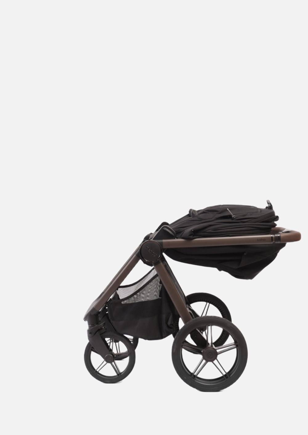 Peppy Коляска детская Soho 2 в 1 Black Черный