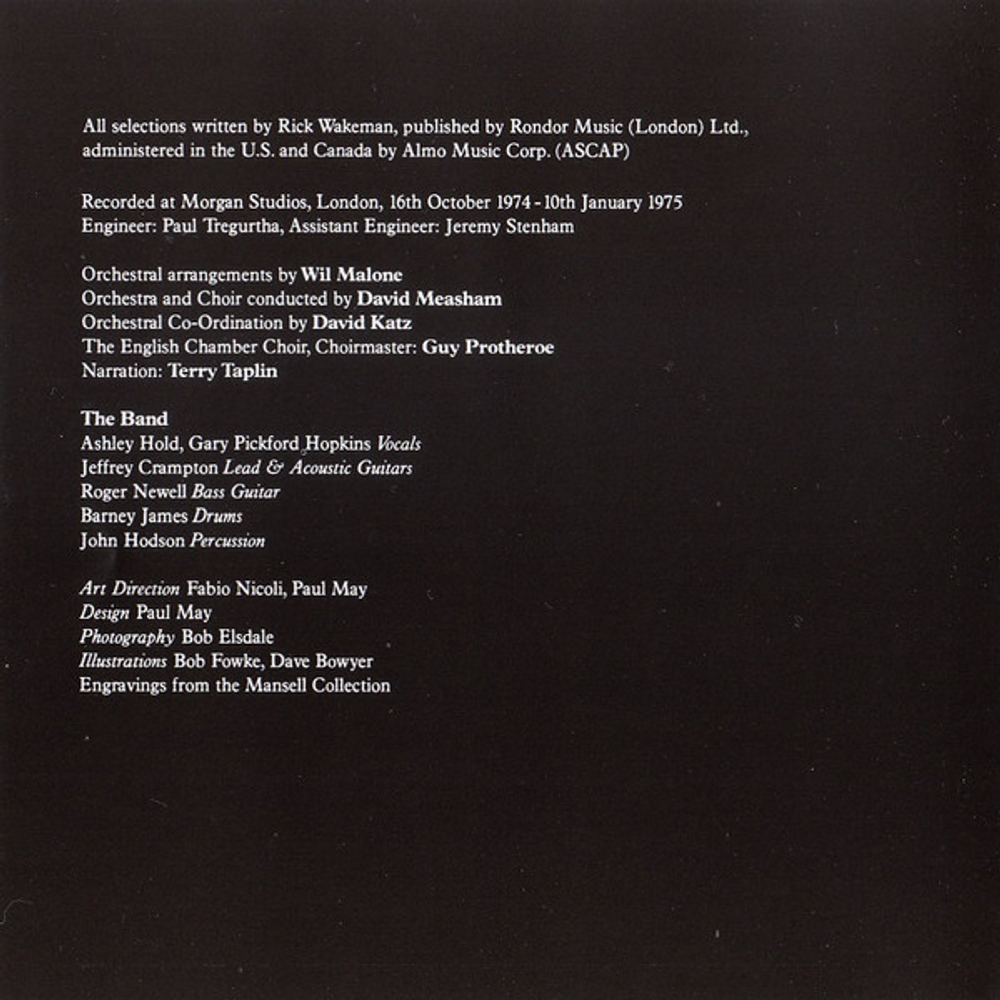 Rick Wakeman / The Myths And Legends Of King Arthur And The Knights Of The Round Table (CD)