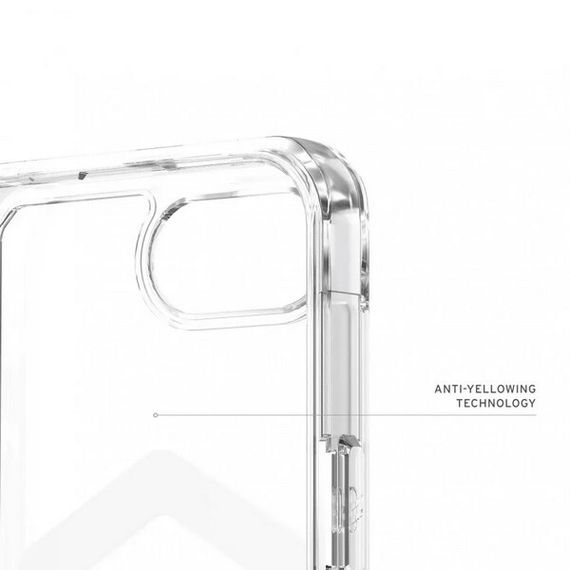 Чехол UAG Plyo для iPhone 16e (114501114341) прозрачный/белый (Ice/White)