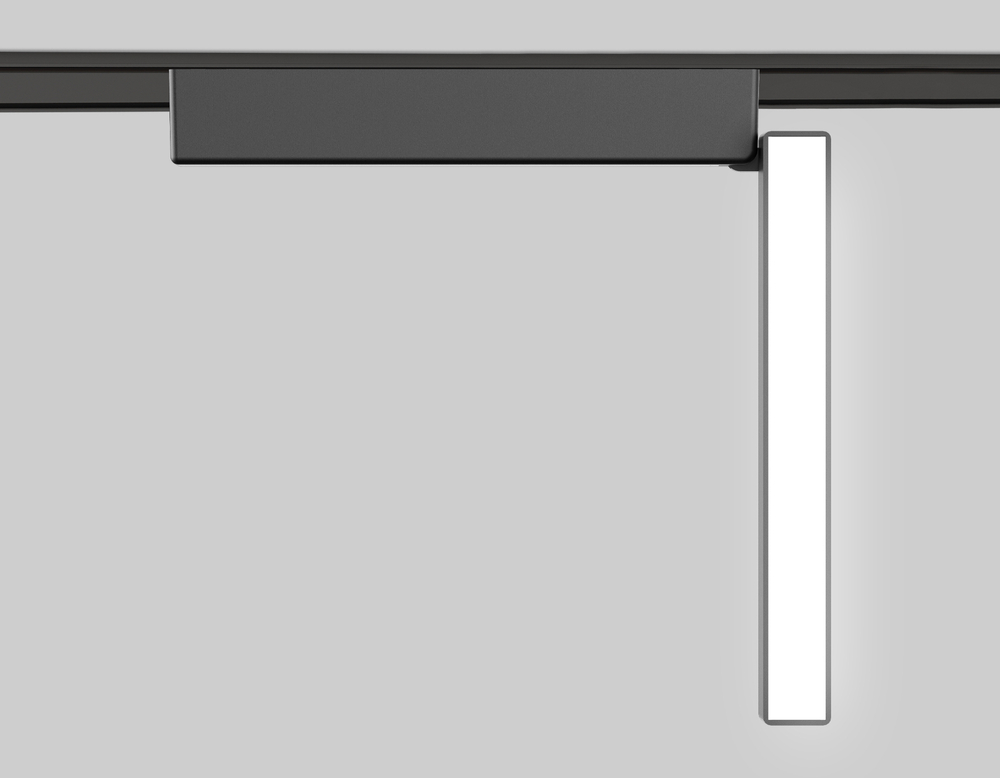 Светильник светодиодный трековый для шинопровода Magnetic Ultra Slim GV1486 BK черный IP20 10W 4200K 48V 230*26*80