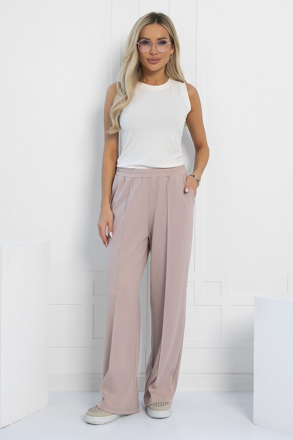 Брюки Модест (розовая пудра) Б13091-30М LT Collection