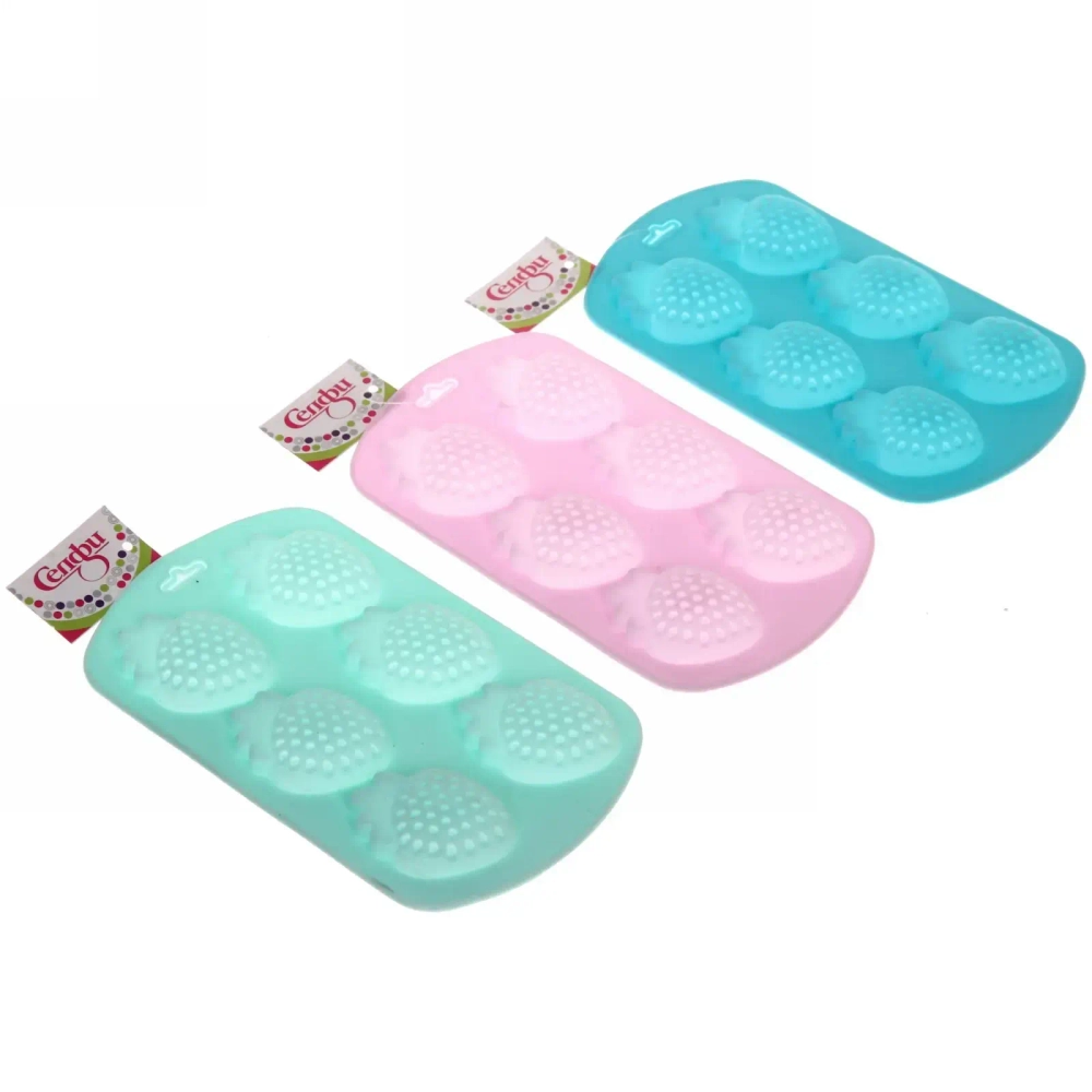 Форма для льда силиконовая «Клубнички» 19*11см