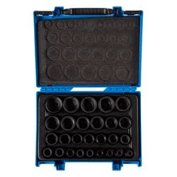 KING TONY 4427MP Набор ударных торцевых головок 1/2", шестигранные, 8-36 мм, 27 предметов