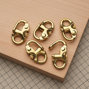 Карабин самосброс, латунная основа для подвесной EDC пряжки