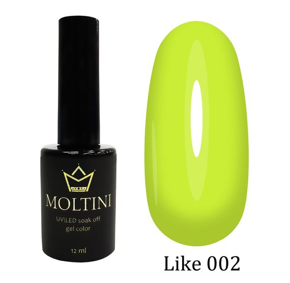 Гель-лак Moltini Like 002, 12 ml