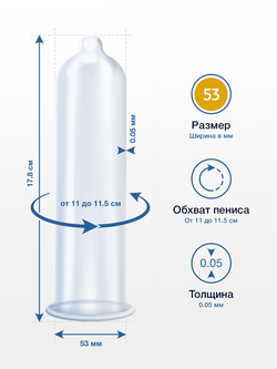 Презервативы MY.SIZE PRO размер 53 - 10шт