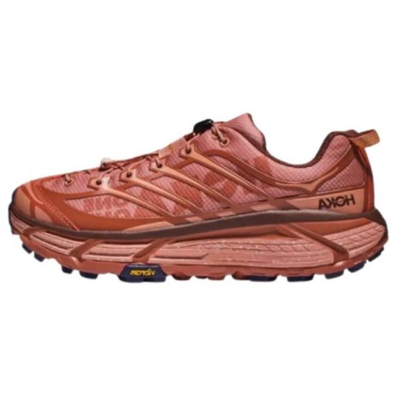 HOKA ONE ONE Mafate Three 2 Трекинговые ботинки Низкий Верх Spicy SAUCE Красный Унисекс