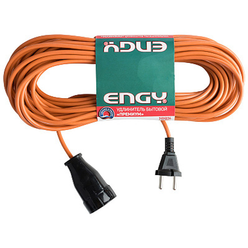 Удлинитель Engy "Премиум" 20м/1роз (ПВС 2х0.75)
