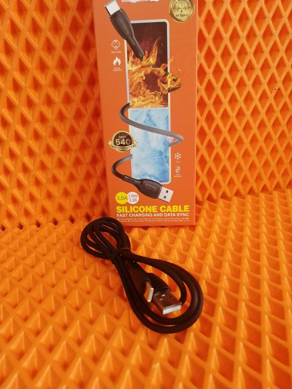 Кабель Type-C Borofone BX86 (3A,1m) black