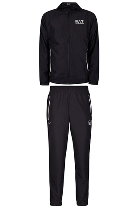 Теннисный костюм EA7 Man Woven Tracksuit - black