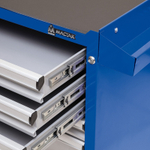 МАСТАК (521-05581MB) Тележка инструментальная серии «ОПТИМА», 5 ящиков, синяя