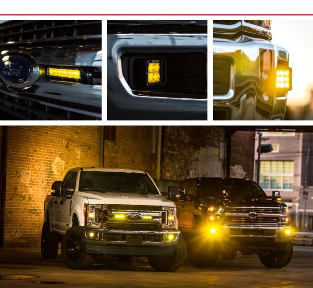 SAE-Серия SR6″ (6 диодов) Отборный жёлтый противотуманный свет (2 шт.)