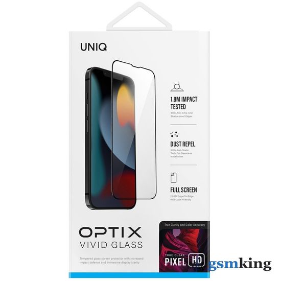 Uniq OPTIX VIVID CLEAR Tempered Glass Screen for IPhone 13 | iPhone 13 Pro