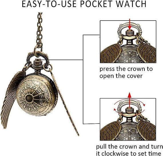 Boyunbağı \ Ожерелье \ Necklace  Harry Potter retro Watch