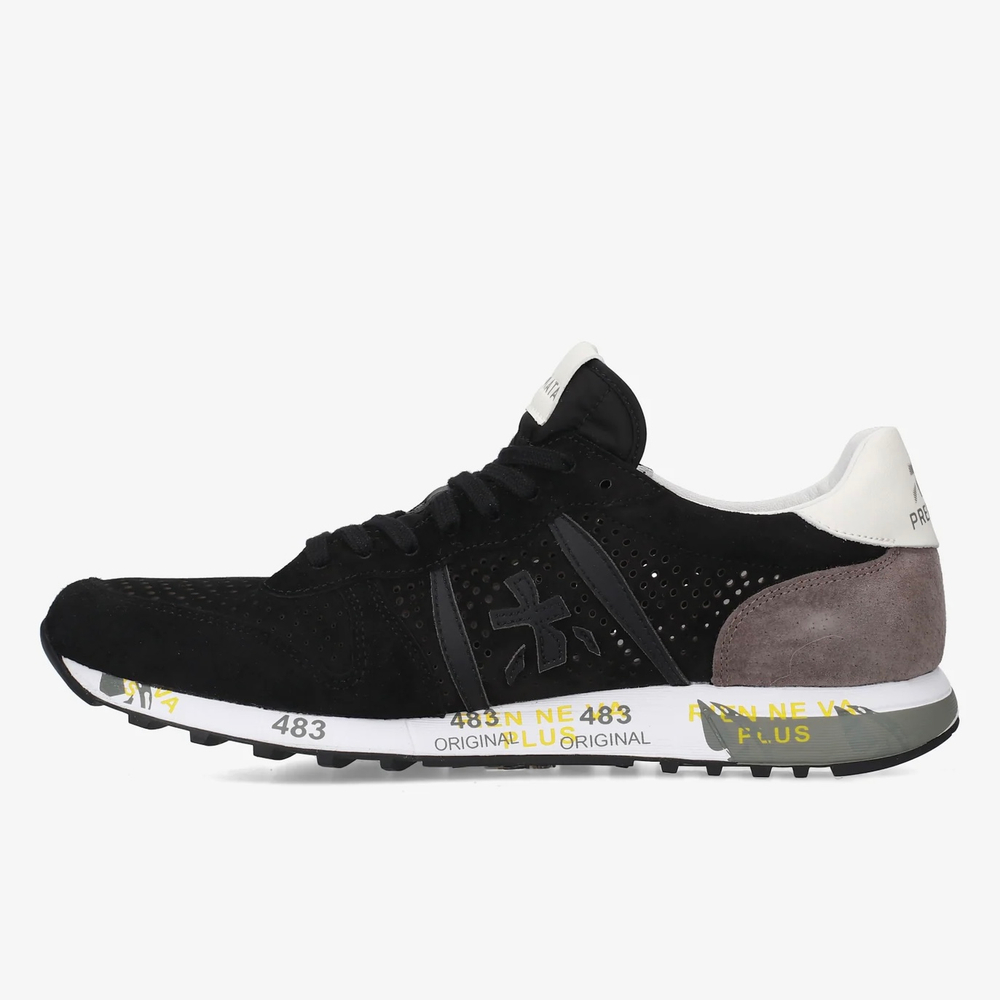 Замшевые кроссовки Premiata Eric 8232 с перфорацией