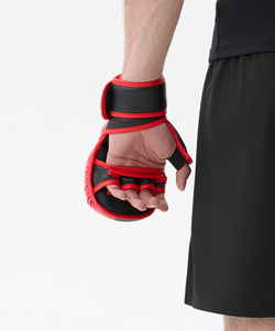 Перчатки MMA HYBRID, красный