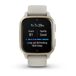 Смарт часы Garmin Venu Sq 2 Music Edition серый с безелем цвета кремового золота и силиконовым ремешком