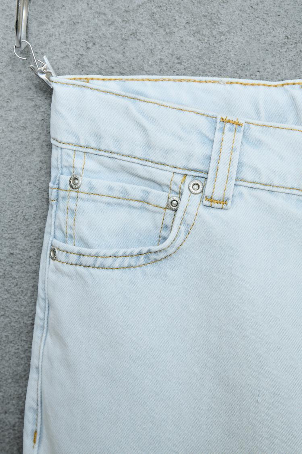 ZARA STORIESZ - ДЖИНСЫ LOOSE SUPER BLEACH, ГОЛУБОЙ