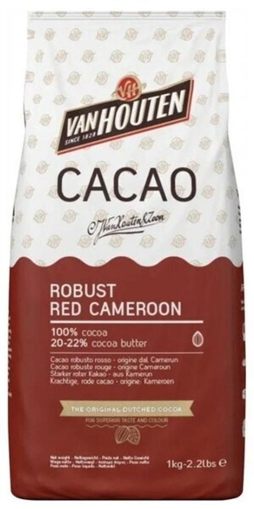 Какао порош Robust red Cameroon 22% 1кг