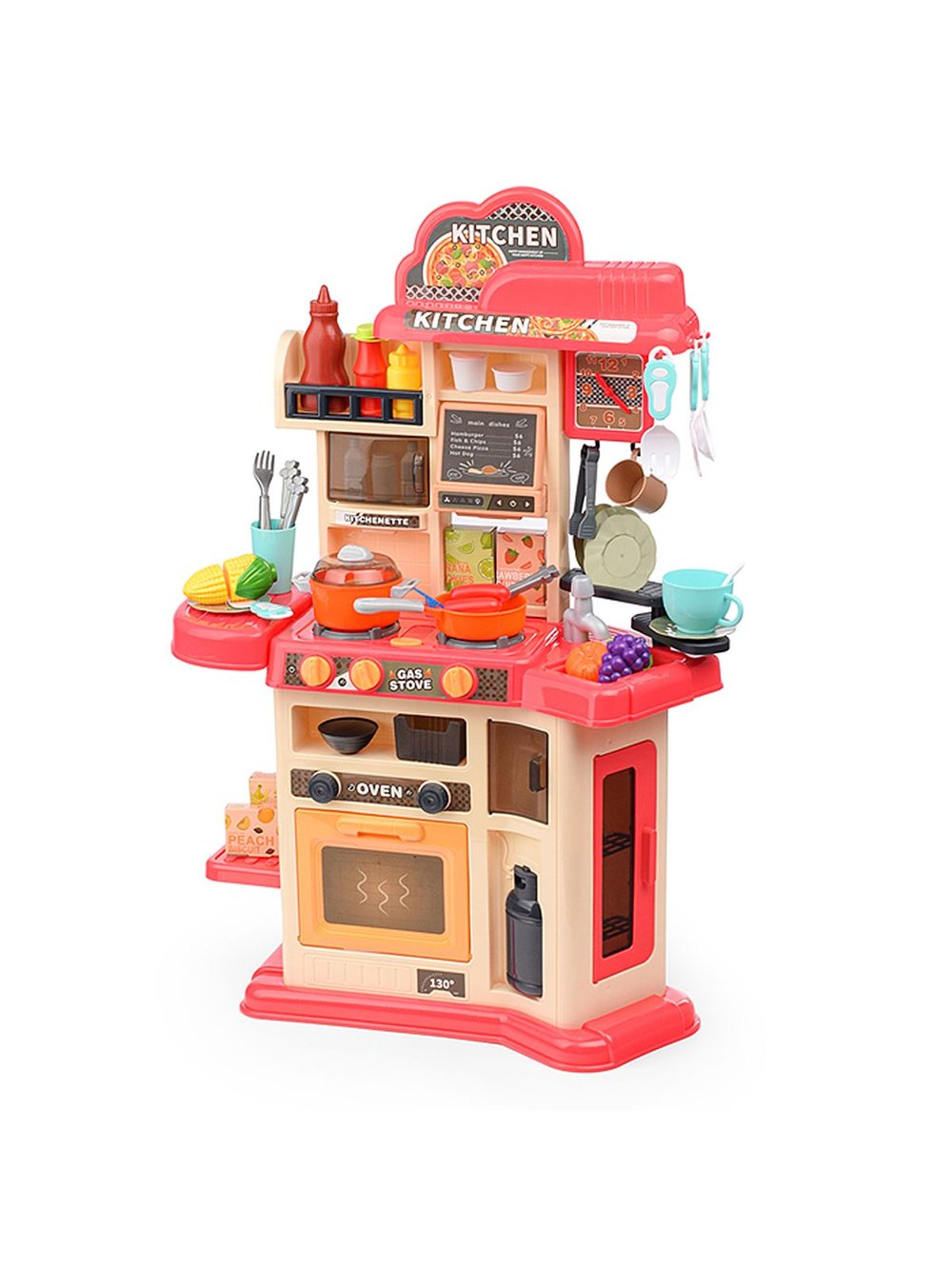 Игровой набор кухня Мастер шеф цвет розовый (MJL-911)