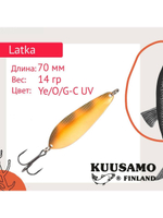 Блесна для рыбалки колеблющаяся Latka 70/14 Cowpie