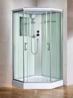 Душевая кабина WeltWasser  WW500 NESSE  902 90х90 см,  прозрачное стекло, поддон низкий