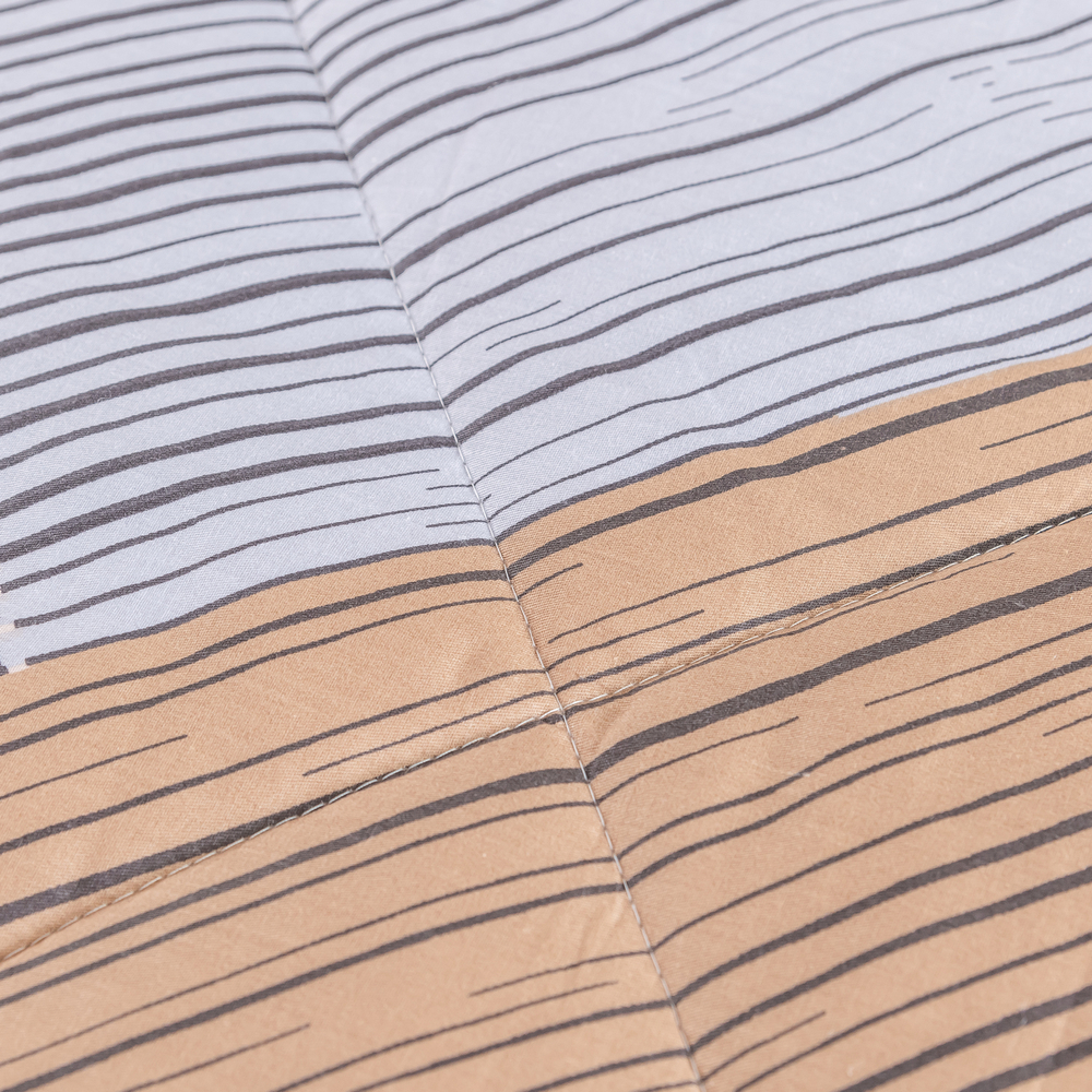 Комплект постельного белья Сатин с Одеялом 100% хлопок на резинке OBR115