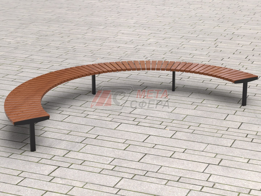 Лавка Верона радиусная