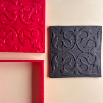 Штамп-изразец "Растительный орнамент"