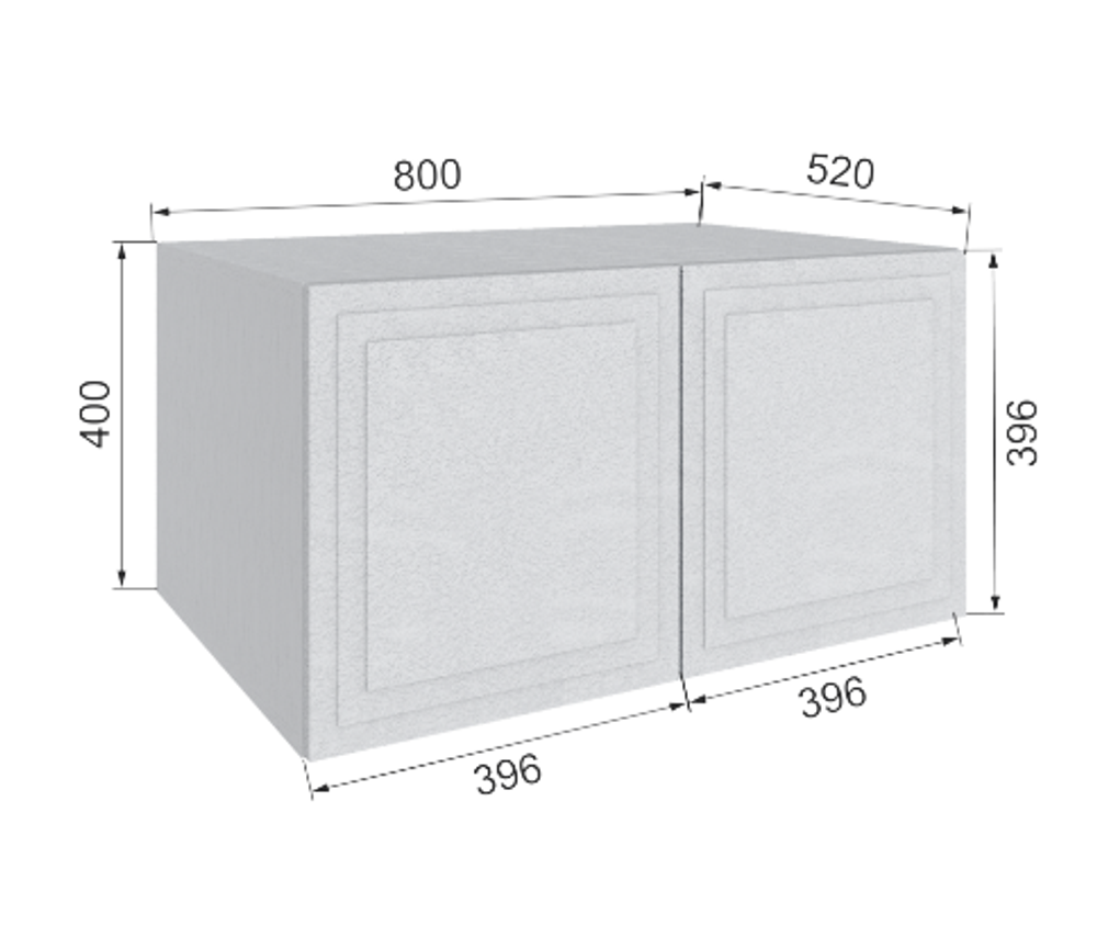 Антресоль Бруклин 80А400