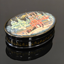 Шкатулка "Данилов монастырь" (Ручная роспись)