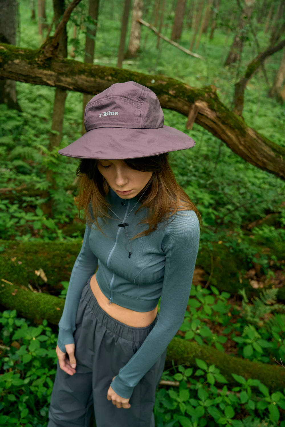 Панама Nothomme Blue Outdoor Sun Hat "Purple"