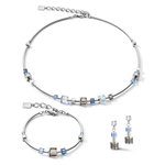 Браслет Coeur de Lion Crystals Blue 5026/30-0700 цвет голубой, серебряный