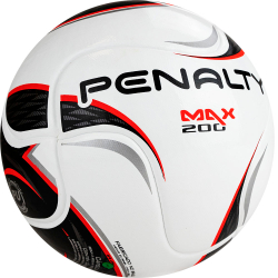 Мяч футзальный PENALTY BOLA FUTSAL MAX 200 TERM XXII, 5416291160-U, размер JR13 (до 13 лет), бело-красно-черный