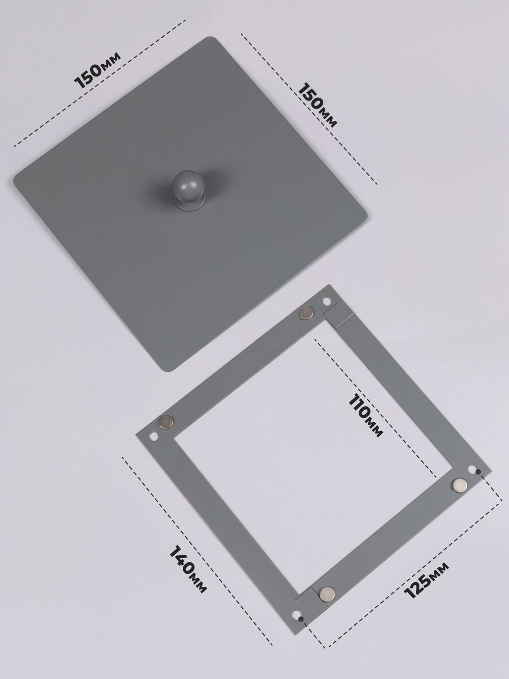 Люк Ревизионный 150х150 Серый