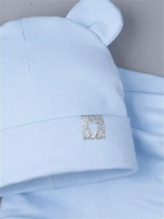 Шапка с ушками осенняя и снуд для детей