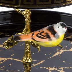 Блюдо 3-х ярусное "Черный  " 25*25*39 см (подарочная упаковка)