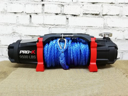 Лебедка "redBTR" серия "PRO-Х" 9,5S, 12v, 4307 кг, 150:1, синтетический трос