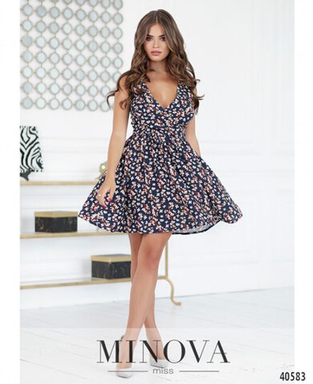 Платье 2013-синий Minova Фото 2