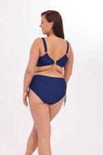 Пляжный бюстгальтер со шнуровкой (Размер: 65I) (Цвет: темно-синий)