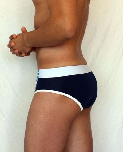 Темно-синие мужские трусы-брифы Boefje (Размер: S) (Цвет: темно-синий)