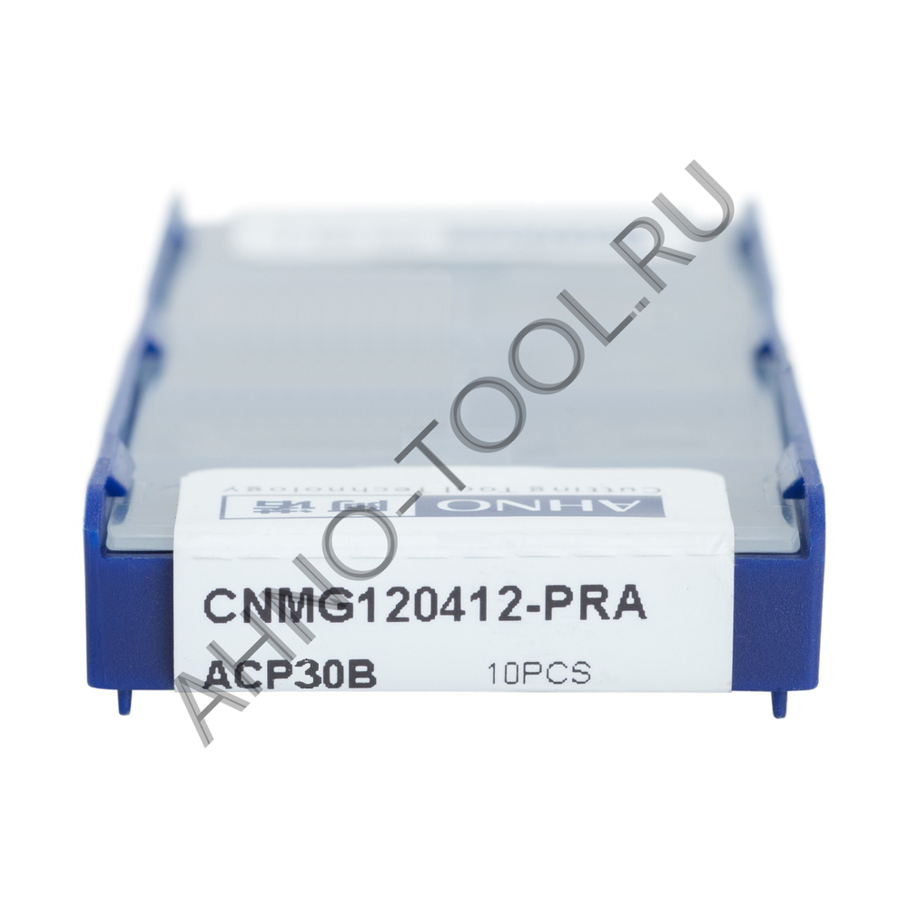 Пластина твердосплавная ISO CNMG120412-PRA ACP30B AHNO по стали, черновая