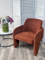 Кресло М-City DISAUR Куб (Cube) Ote Sea-500 Бронзовый,ткань, каркас Металл В Обивке