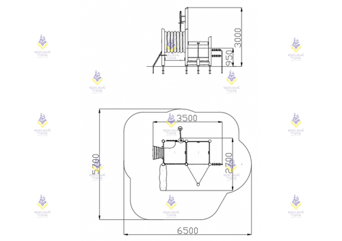 Игровой дворик «Оазис» мини