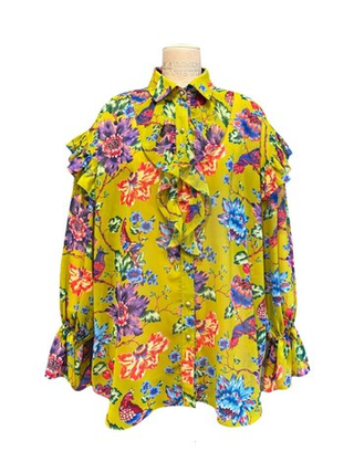 Блуза французская с воланом