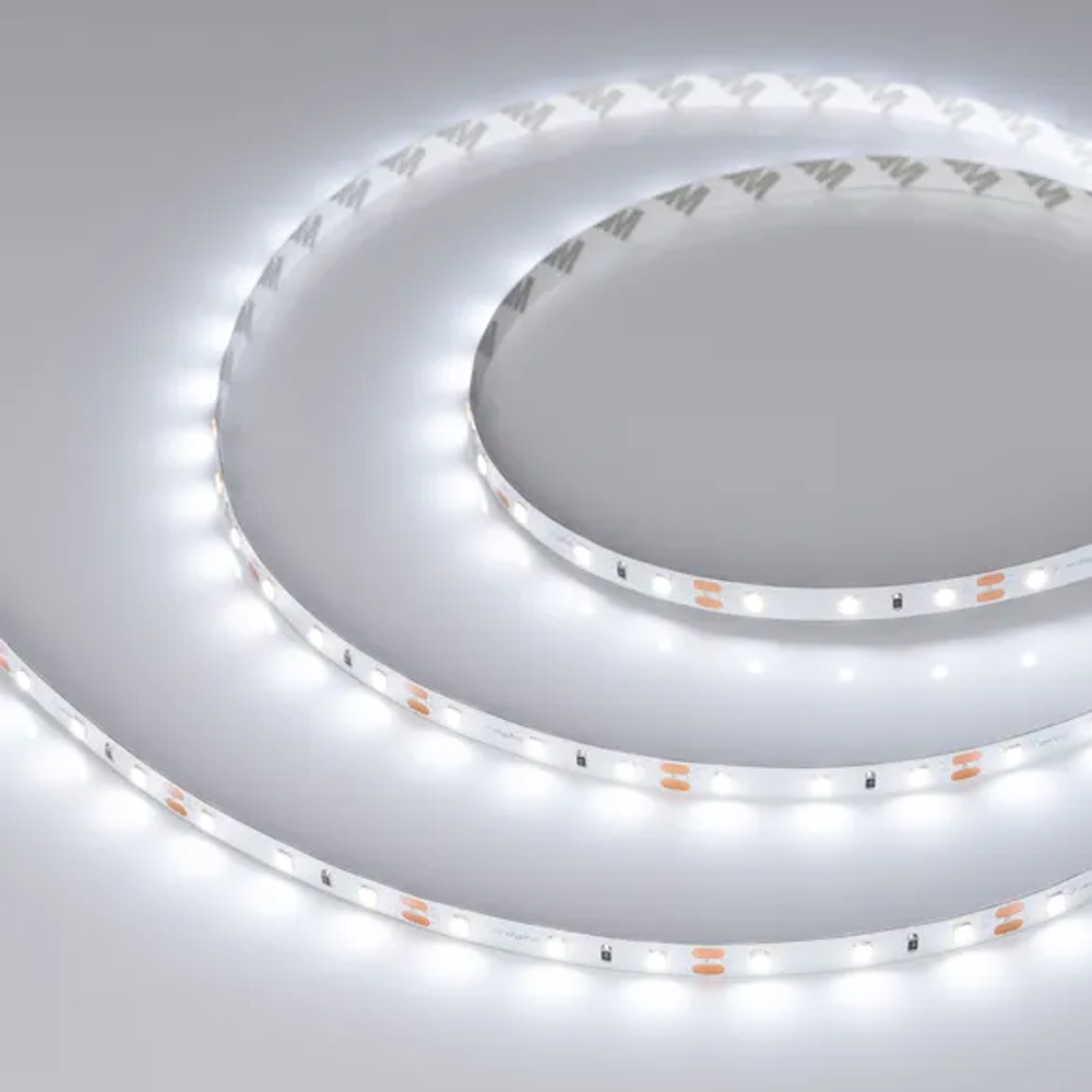 Светодиодная лента RT-A60-8mm 12V White6000 (2 W/m, IP20, 2835, 50m) (Arlight, -) 029752(3)