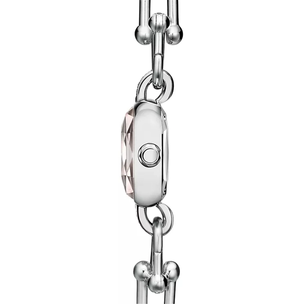 Часы - браслет из серебра 925 с бриллиантами, Tiffany 💠Hard Wear watch pink