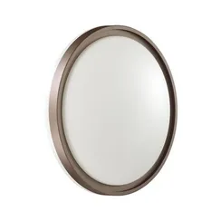 3044/EL PALE SN 028 Светильник пластик/белый/коричневый LED 72Вт 3000-6300К D495 IP43 пульт ДУ NAVIL